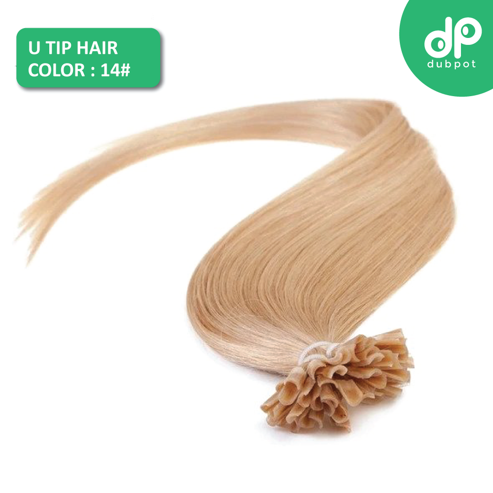 U Tip Straight Keratin Capsules Human Fusion Hair Nail Machine Made Remy Pre Bonded Hair Extension 16" 20" 24" 1g/s 50g