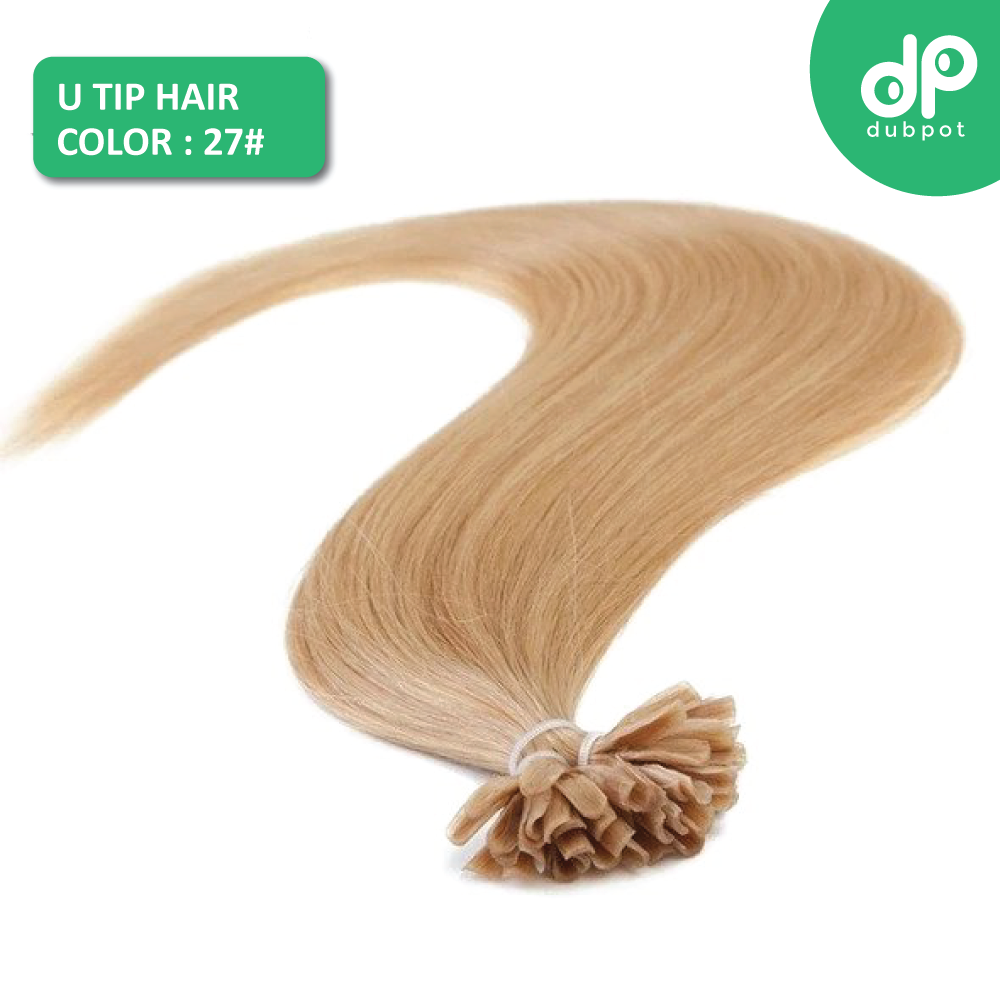 U Tip Straight Keratin Capsules Human Fusion Hair Nail Machine Made Remy Pre Bonded Hair Extension 16" 20" 24" 1g/s 50g