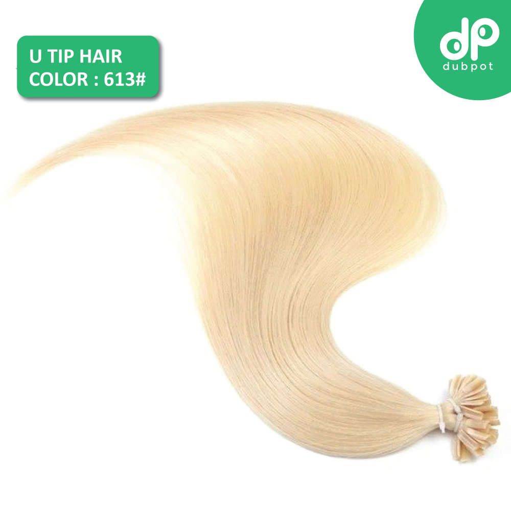U Tip Straight Keratin Capsules Human Fusion Hair Nail Machine Made Remy Pre Bonded Hair Extension 16" 20" 24" 1g/s 50g