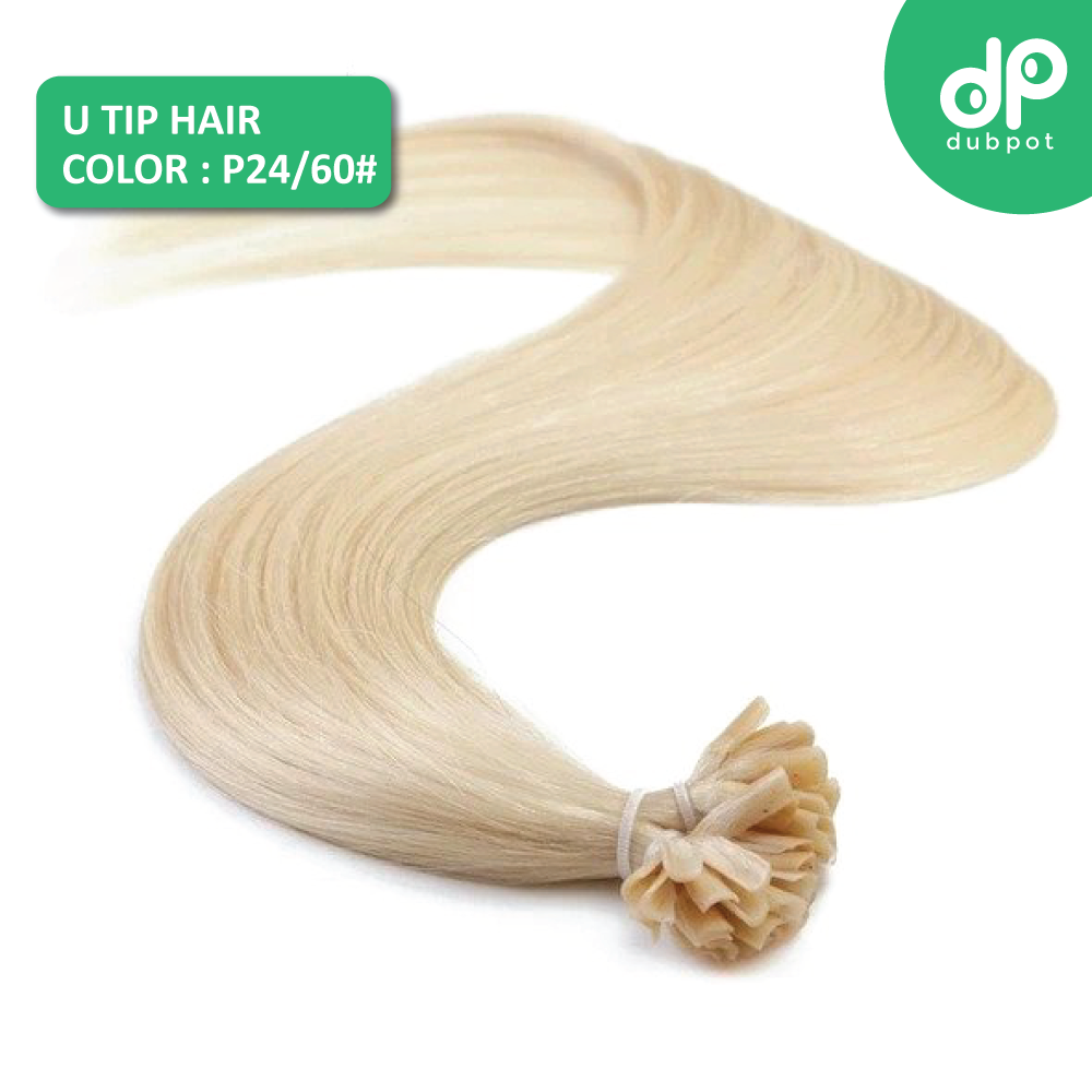 U Tip Straight Keratin Capsules Human Fusion Hair Nail Machine Made Remy Pre Bonded Hair Extension 16" 20" 24" 1g/s 50g