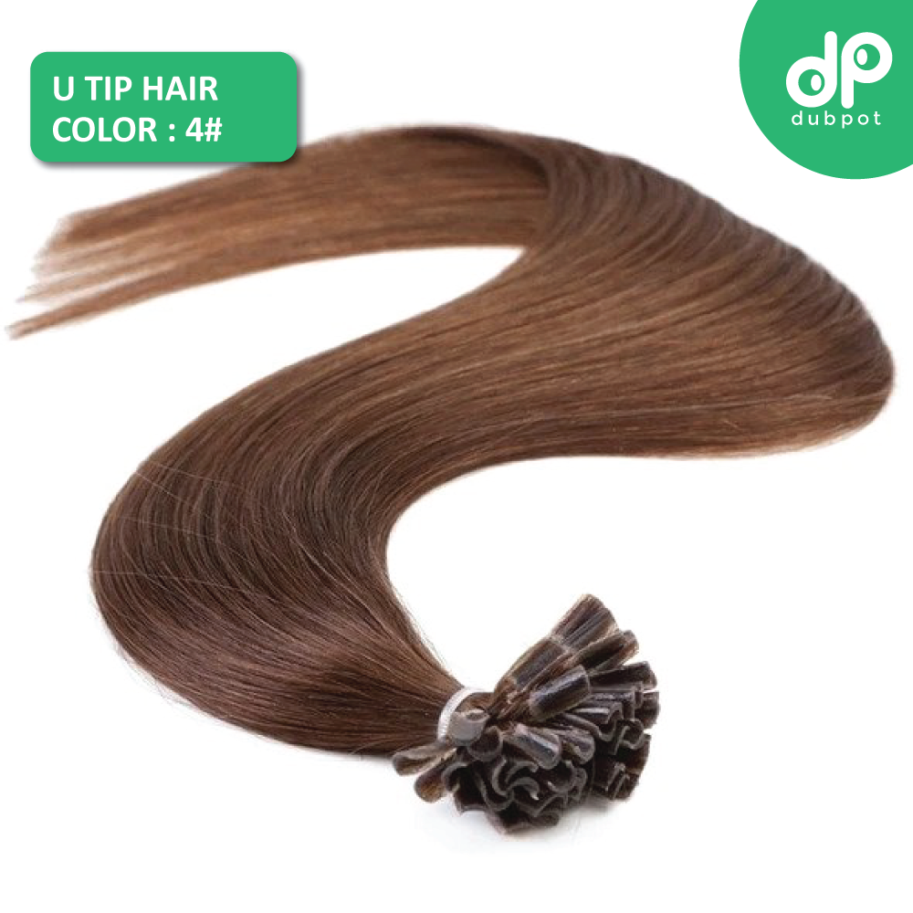 U Tip Straight Keratin Capsules Human Fusion Hair Nail Machine Made Remy Pre Bonded Hair Extension 16" 20" 24" 1g/s 50g