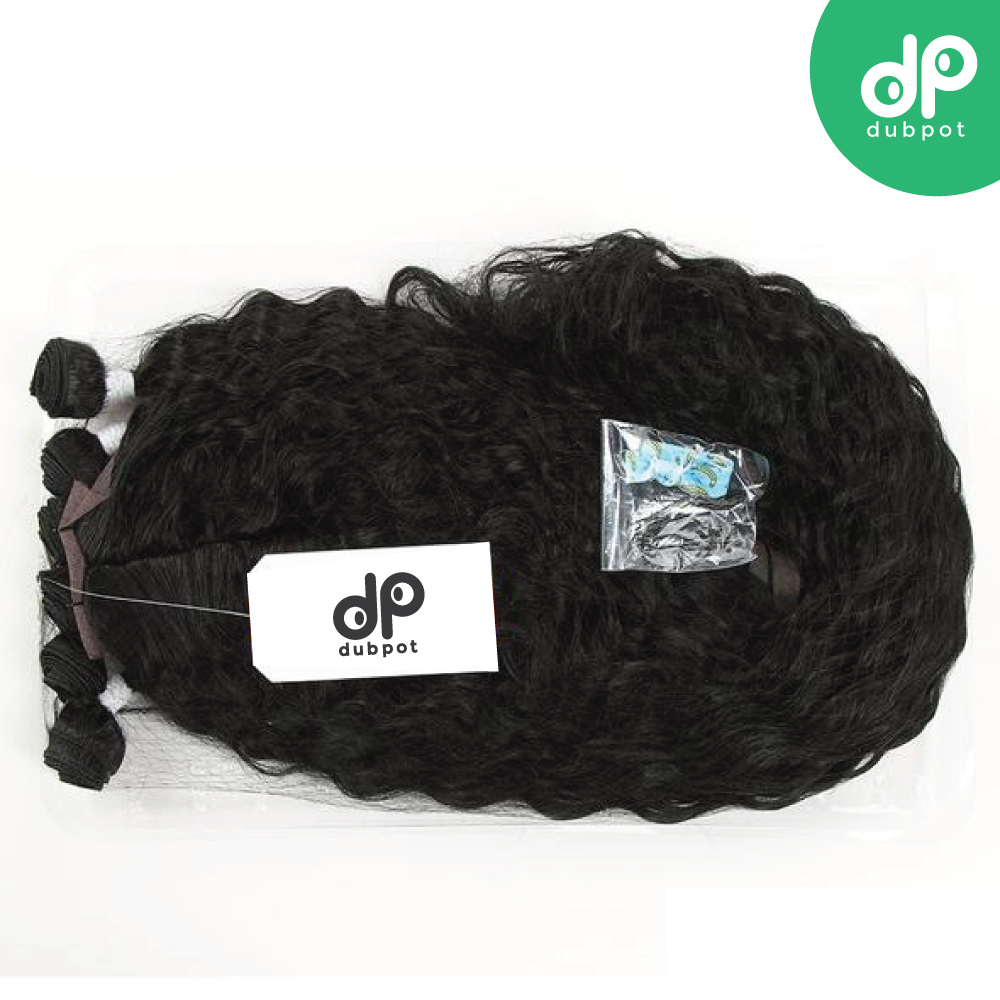 Dubpot Afro Kinky Curly Hair Bundles Extensions With Closure Ombre Golden 30inch Soft Super Long Hair Synthetic Wave Hair